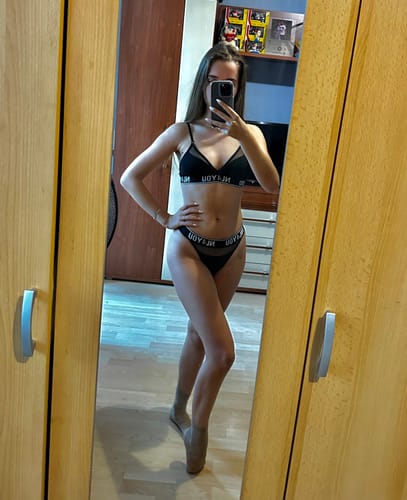 Customer photo review of "White Lace" - Триъгълен комплект от 2 части с регулируеми презрамки