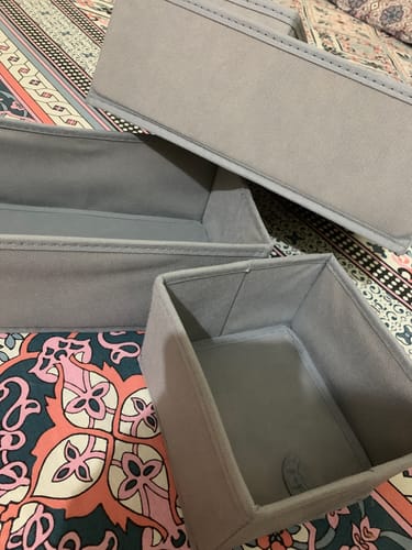 Customer photo review of Qoolish 6-Pack Drawer Organizers: Tidy-Up Your Space in Style! (Available in 6 Colors)