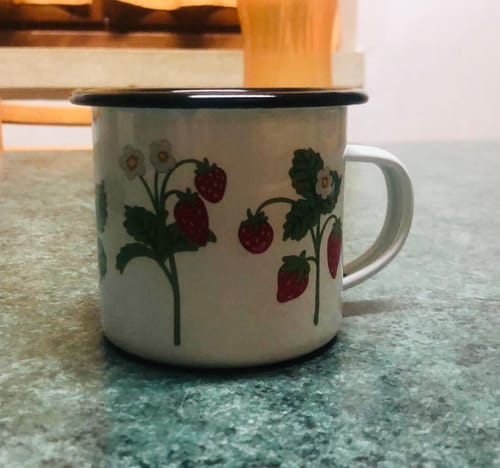 Recensione con foto di un cliente su Fragole 🍓 di bosco - Tazza