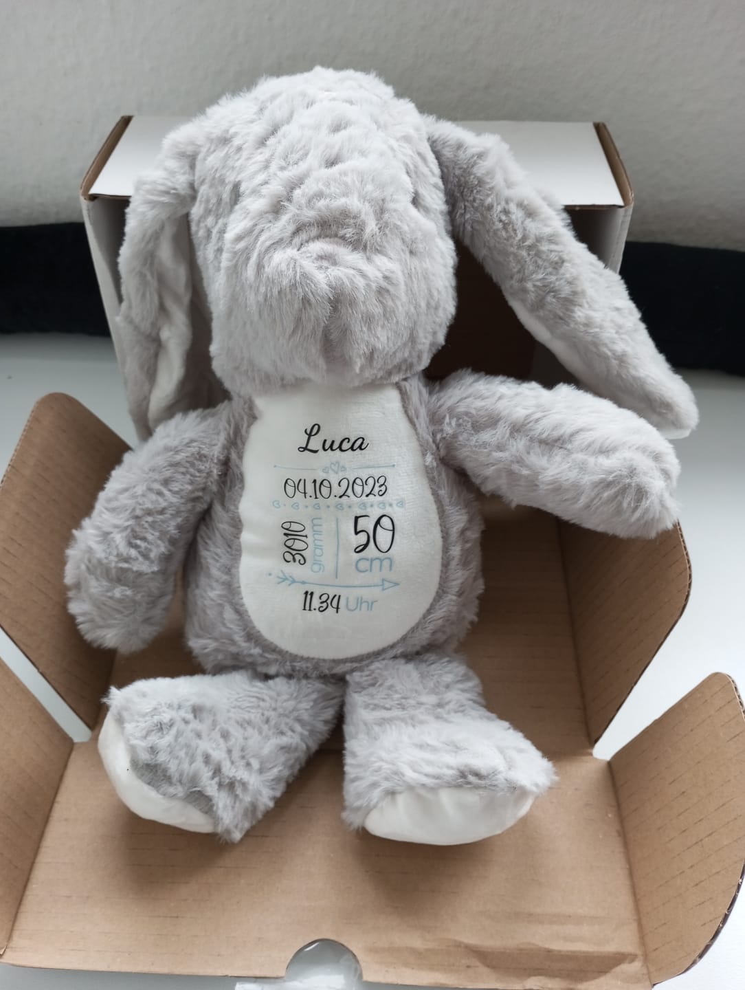 Customer photo review of Hasi - Kinder-Stoffhase
