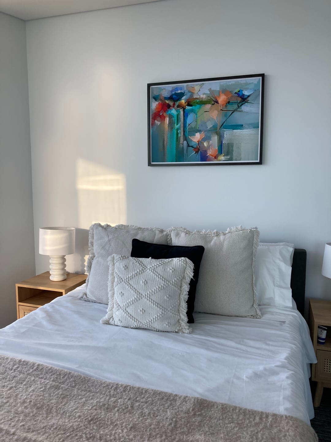 Customer photo review of Calm Blue Floral