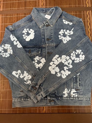 Customer photo review of DENIM TEARS VINTAGE kanye Denim Tears Jacket