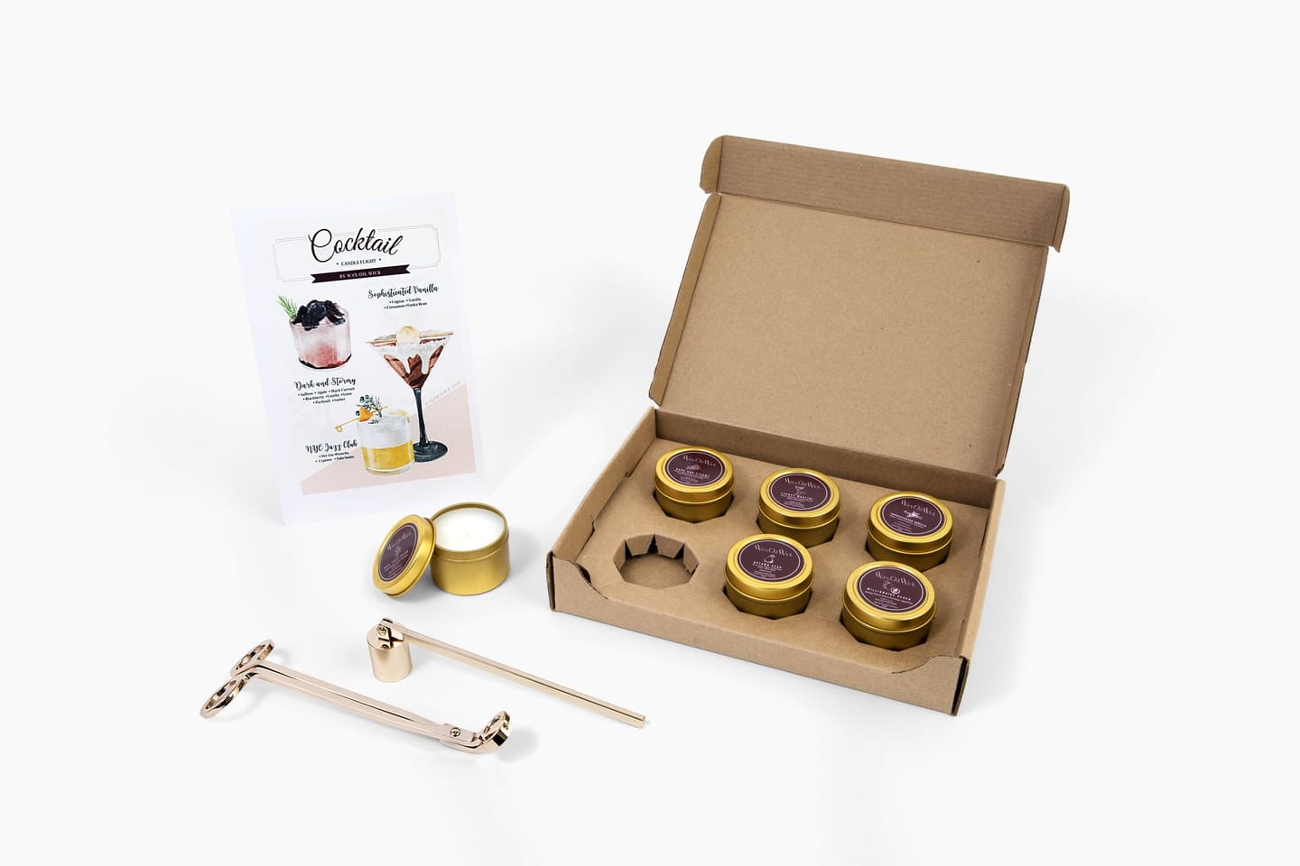 Customer photo review of 2 oz Candle Tin 6-Pack Shipping Box™