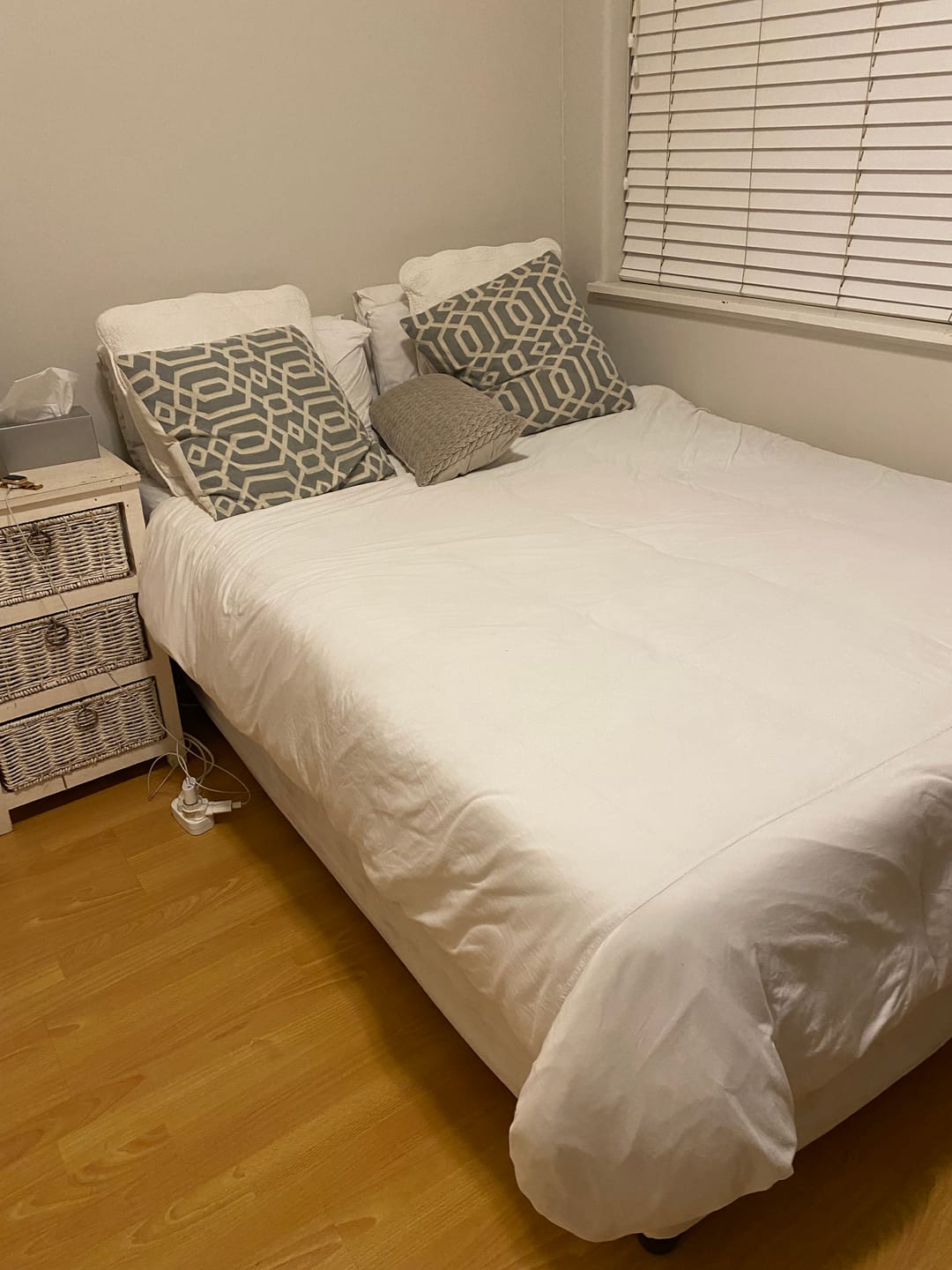 Customer photo review of Scandinavian White Duvet Cover Set
