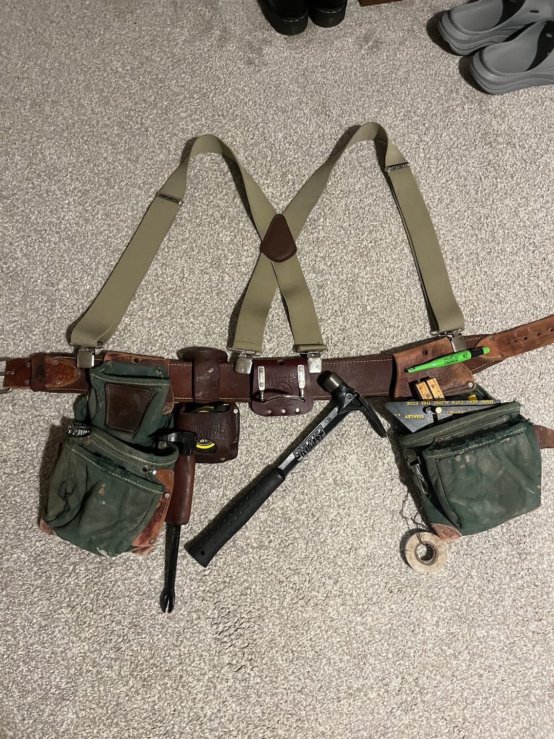 Customer photo review of Occidental Leather Toolbelts | 5059 Hammer Holder