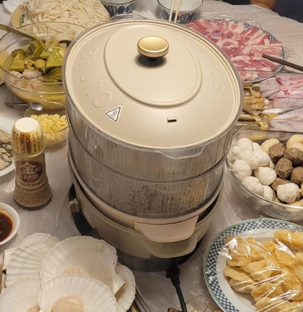 Customer photo review of BRUNO 橢圓電熱鍋 Oval Hotplate - 米白色