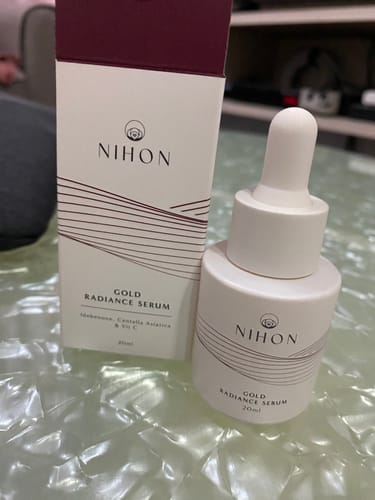 Customer photo review of Radiance: Gold Radiance Serum [Limited Edition]