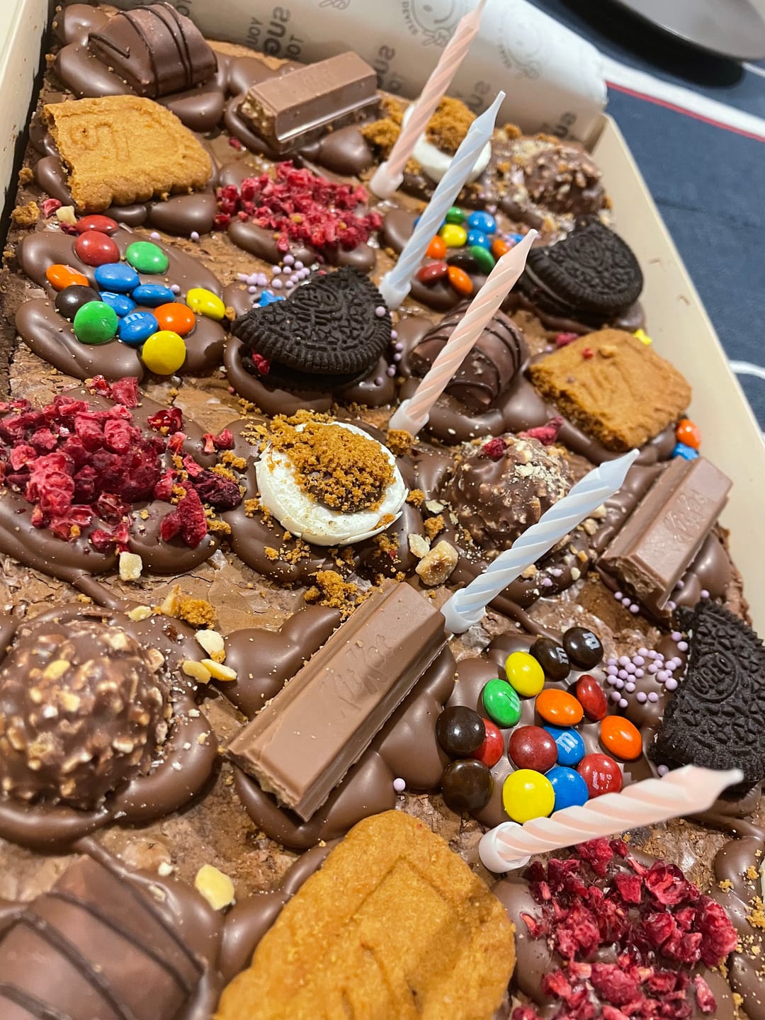 Customer photo review of Mega mixed assortment brownie