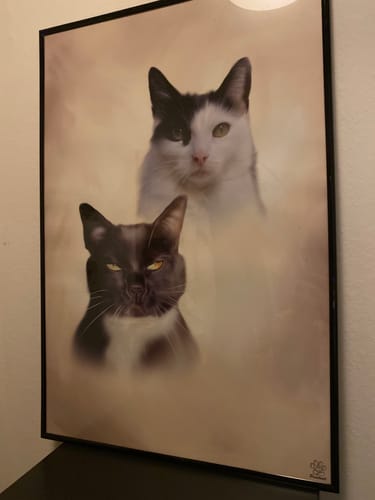 Customer photo review of Öl Pawtrait
