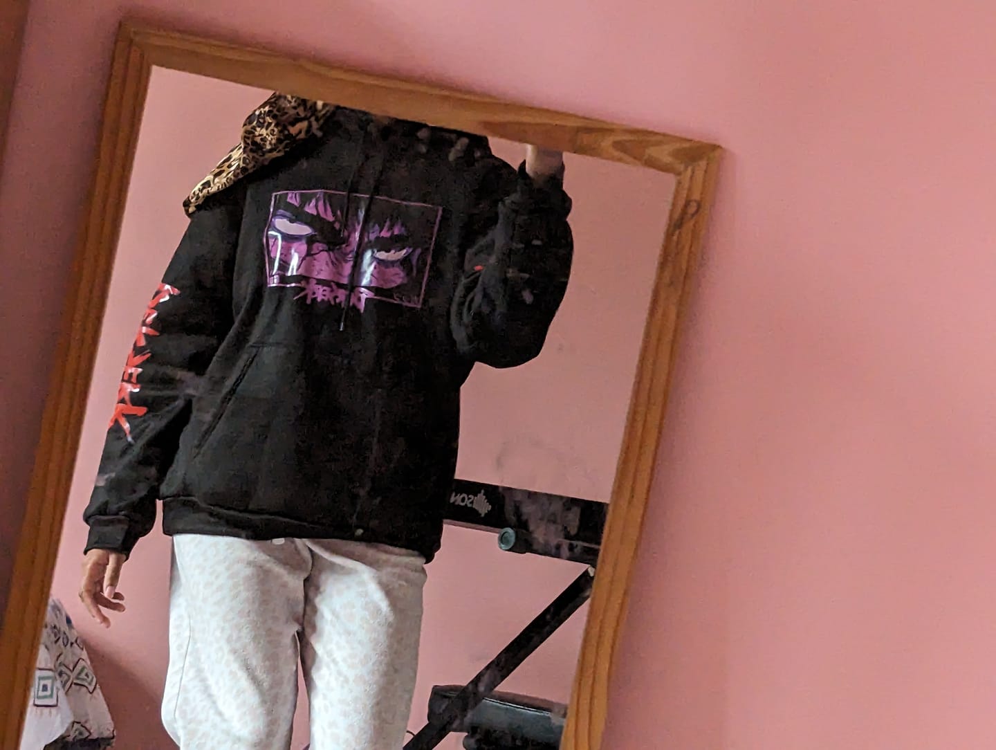 Customer photo review of DEATH STARE HOODIE