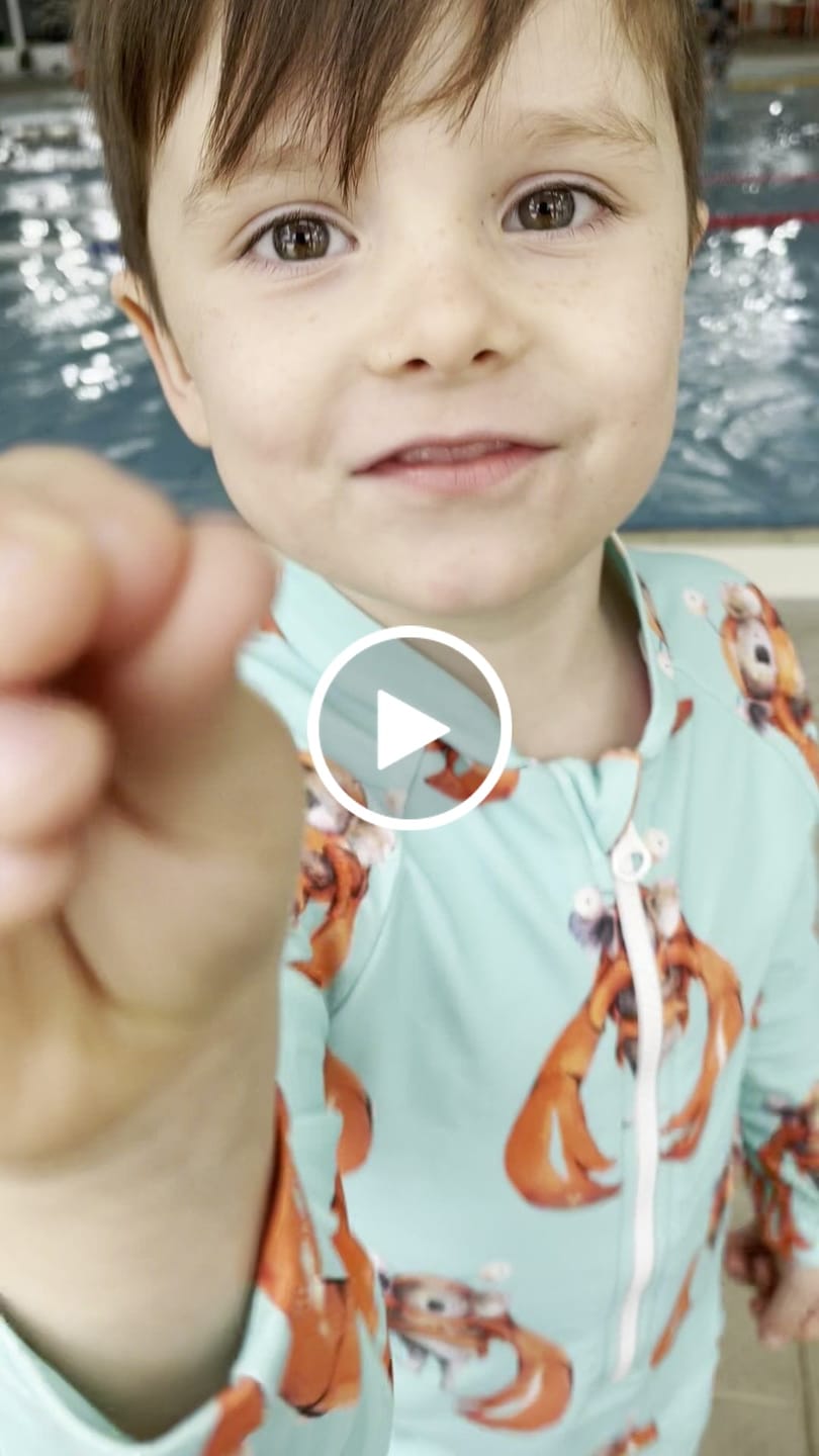 Customer video review of Crab Koala Unisex Long Sleeve Zip Swimmers