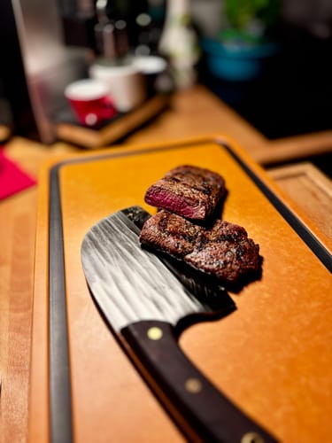 Customer photo review of Brettschmiede X Erste Schmiede - handgemachte Einzelstücke aus recycelten Skateboards - Basis Ergonomic