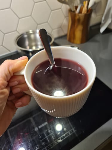 Customer photo review of "Abavas Karstā Upene", bezalkoholisks upeņu dzēriens ar garšvielām