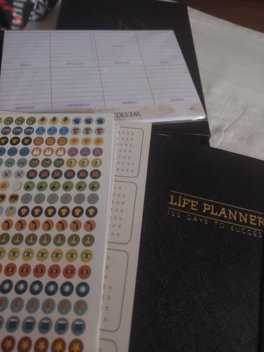 Customer photo review of Coffret - Life Planner & Accessoires + 1 Planner OFFERT ! 😱