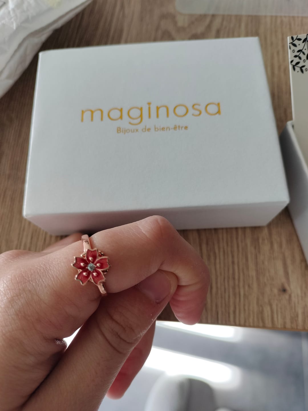 Customer photo review of Bague d'Anxiété Ajustable - CAMÉLIA