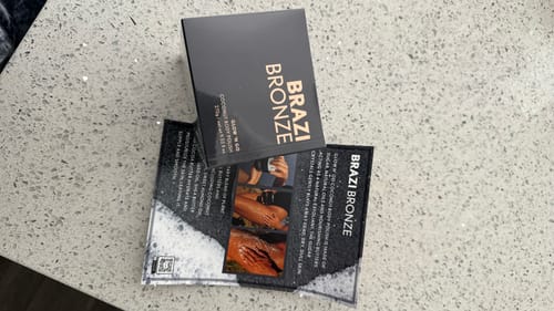 Customer photo review of Glow n’ Go Body Polish