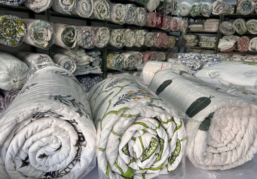 Customer photo review of Organic Mulmul Cotton Quilt