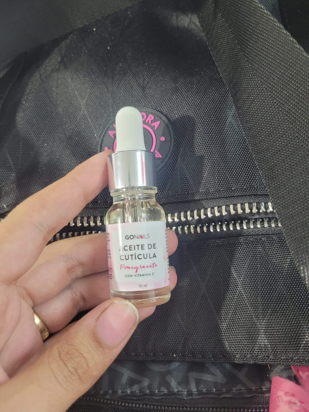 Customer photo review of Aceite de Cutículas  - Pomegranate