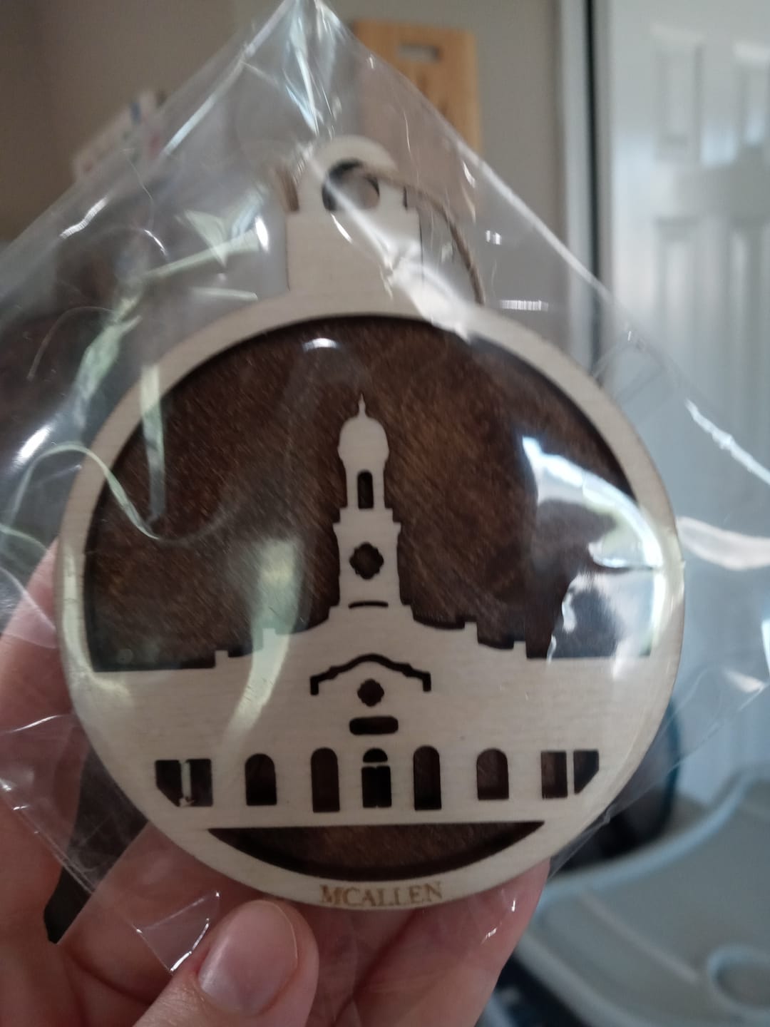 Customer photo review of Wooden Temple Christmas Ornament | Choose Any Temple | 200+ Temples to Choose From