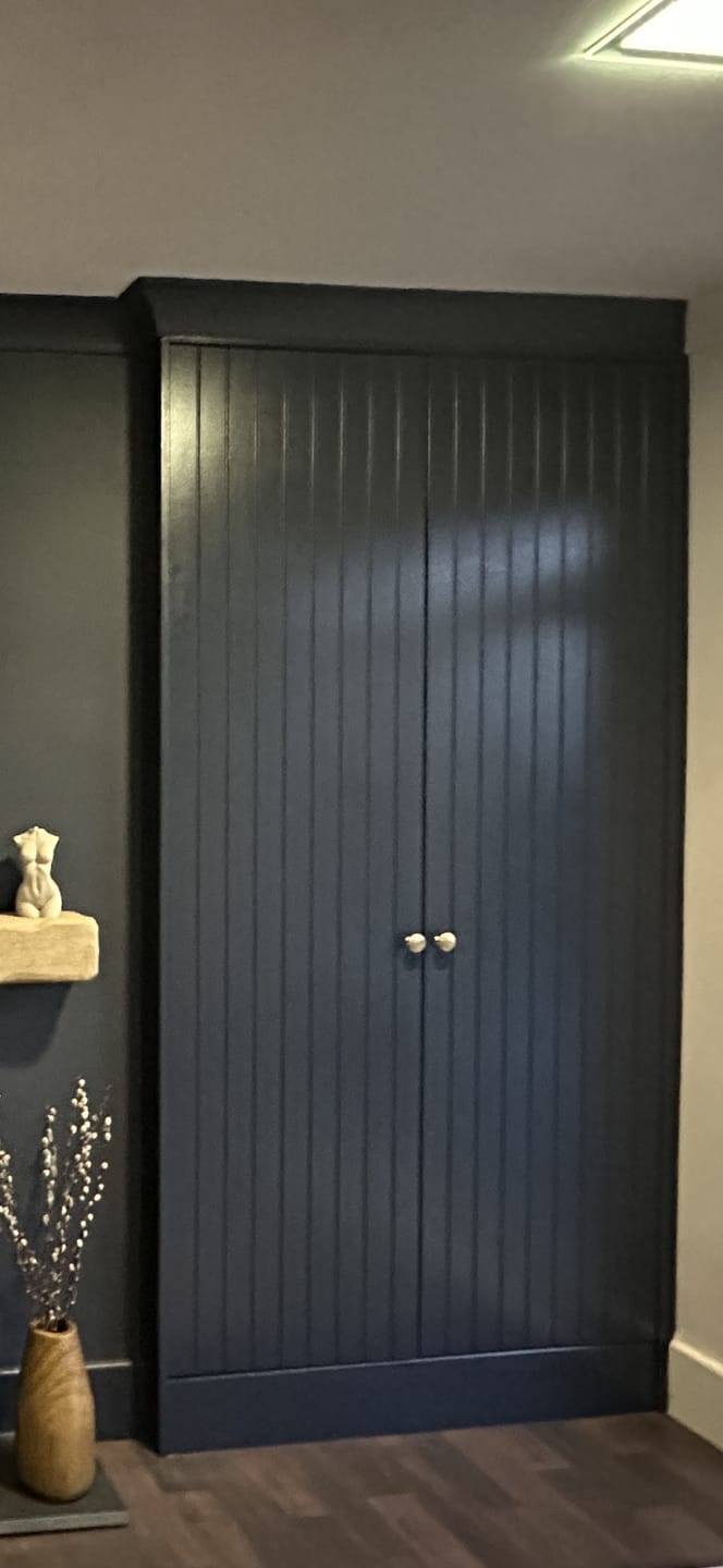 Customer photo review of Classic Brushed Satin Brass Cupboard Handles