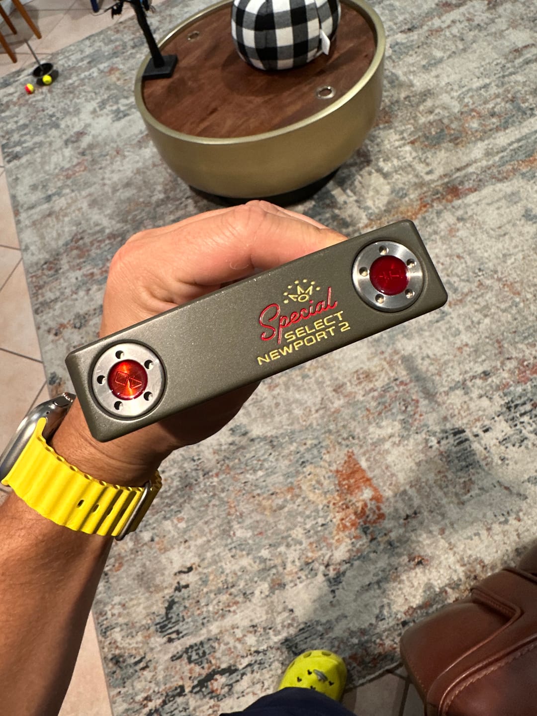 Customer photo review of Red Head Weights Compatible With Scotty Cameron Large Thread Putters