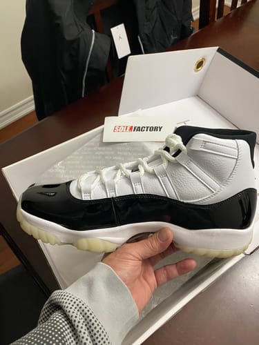 Customer photo review of Air Jordan 11 Retro 'Gratitude' 2023 Early Pairs