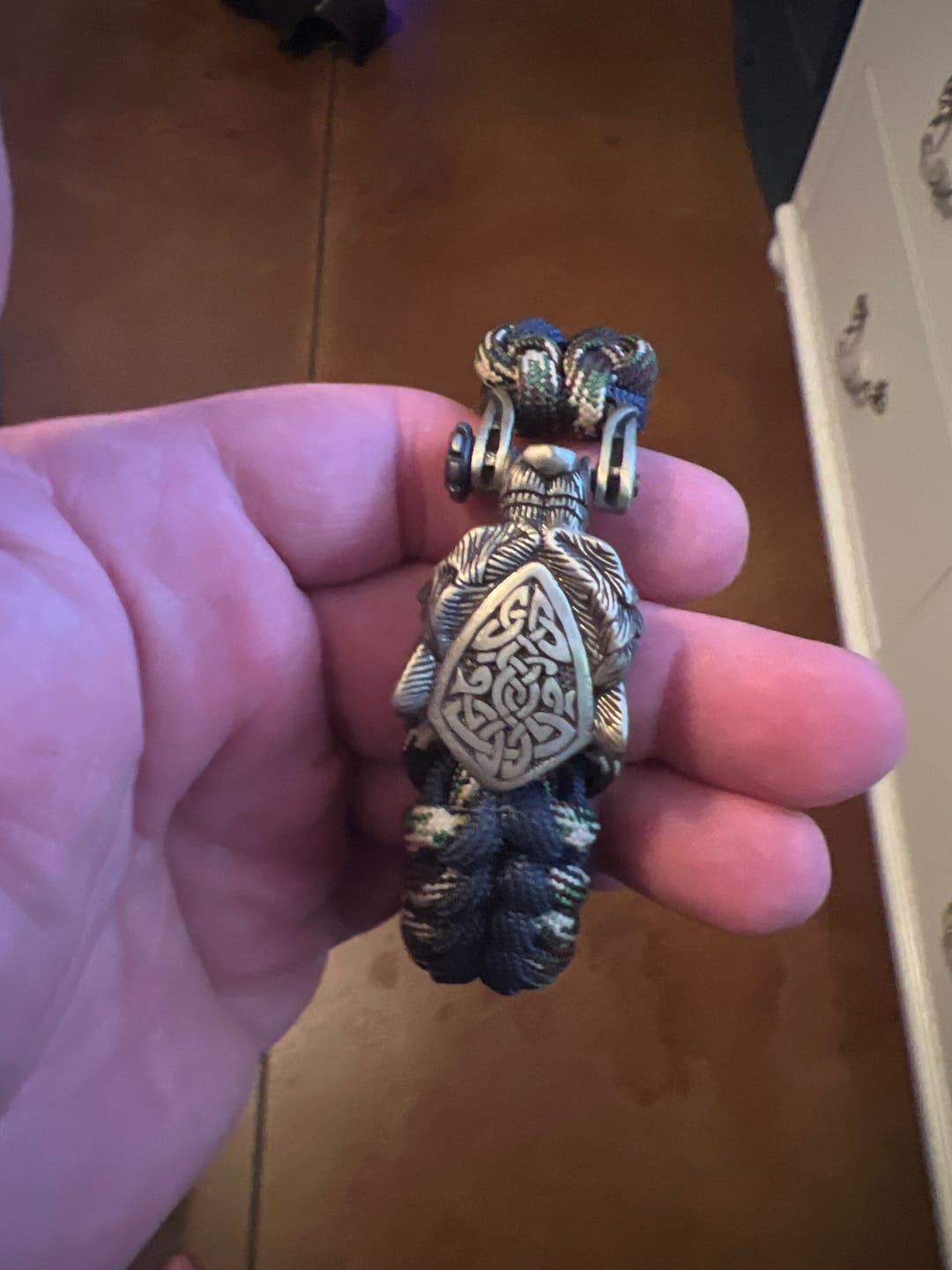 Customer photo review of Vikings Bear Paracord Bracelet