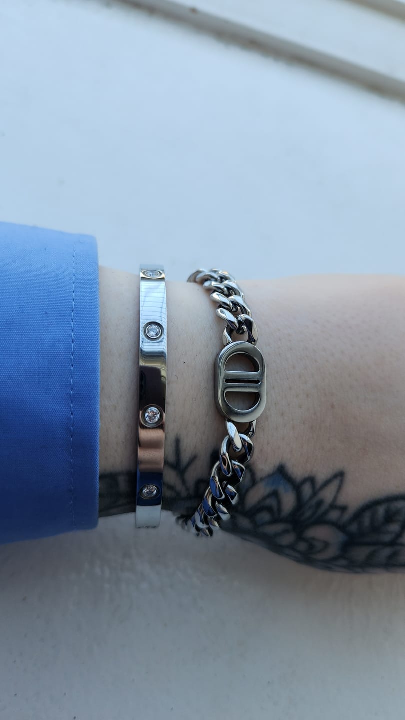 Customer photo review of Prestige Armband | 18K vergoldet