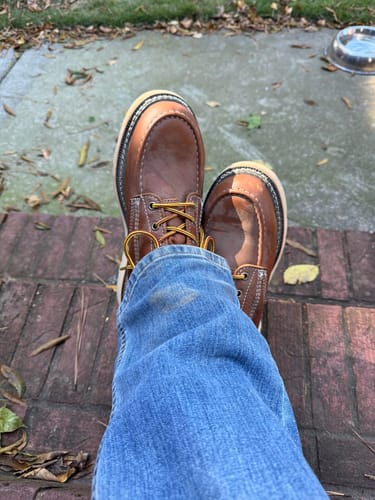 Customer photo review of 6 Inch Moc Toe Boot