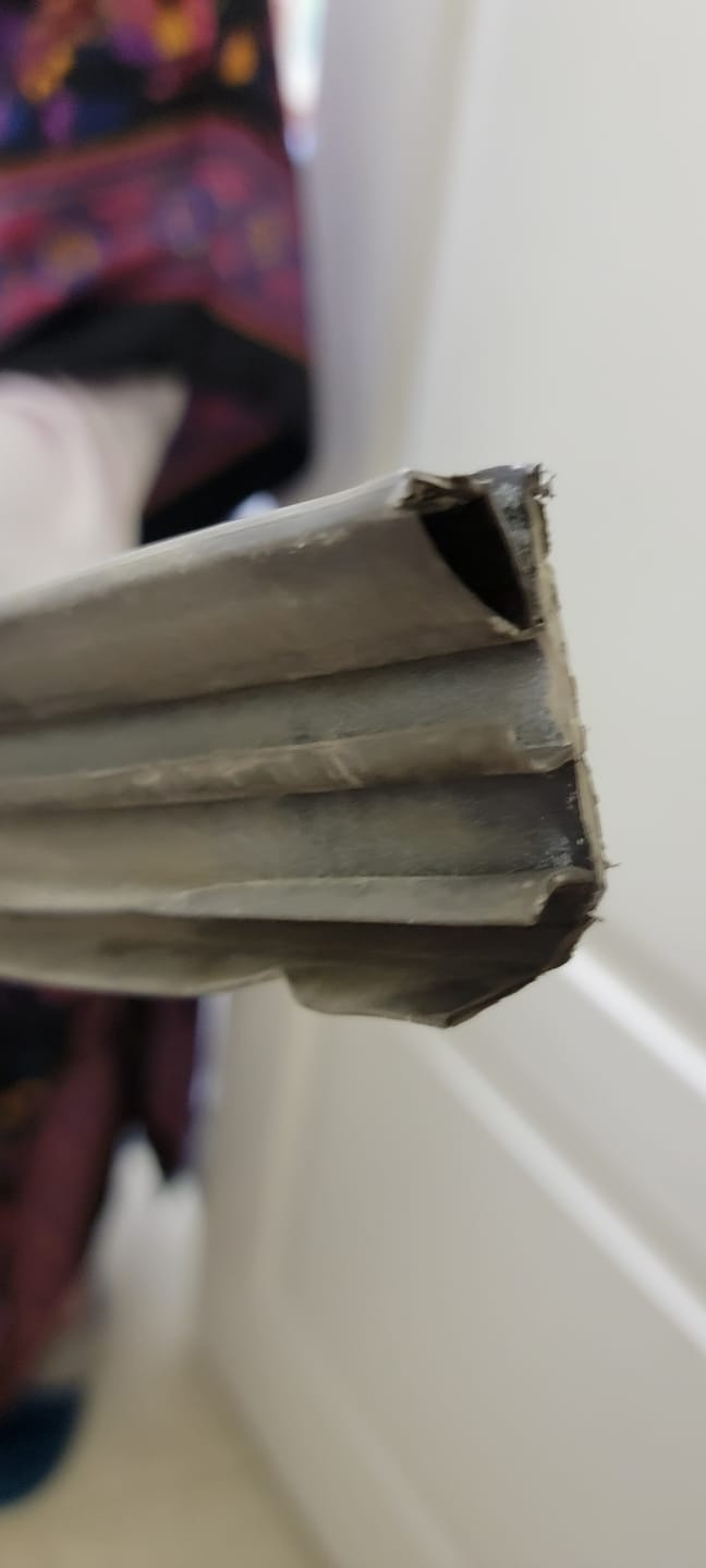 Customer photo review of Therma-Tru Drive-On Door Sweep