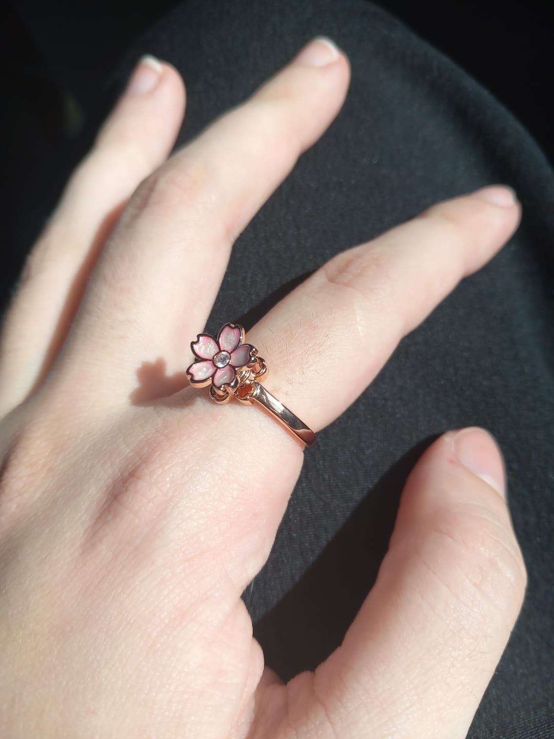Customer photo review of Bague d'Anxiété Ajustable - SAKURA