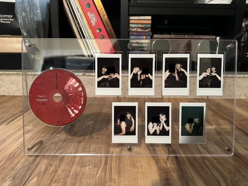 Customer photo review of CD - Photocard Acrylic Clear Frame