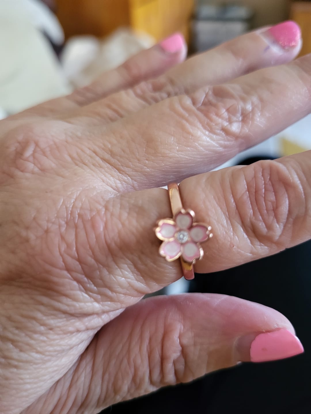 Customer photo review of Bague d'Anxiété Ajustable - SAKURA