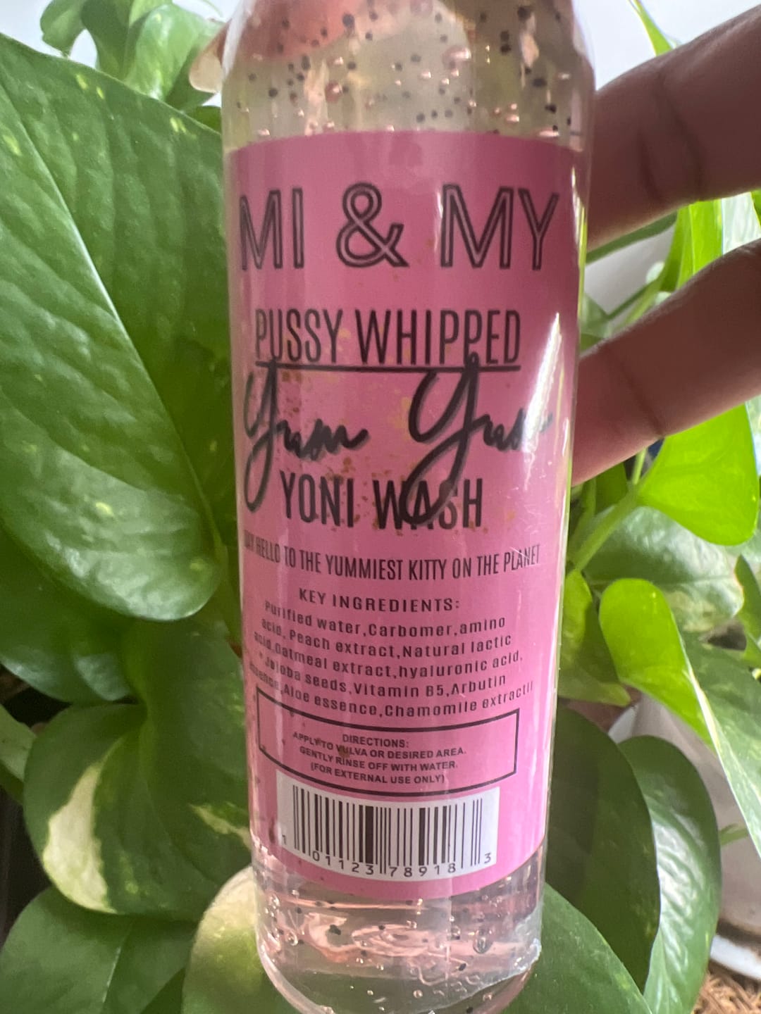 Customer photo review of P*ssy Whipped Yum Yum Yoni Wash