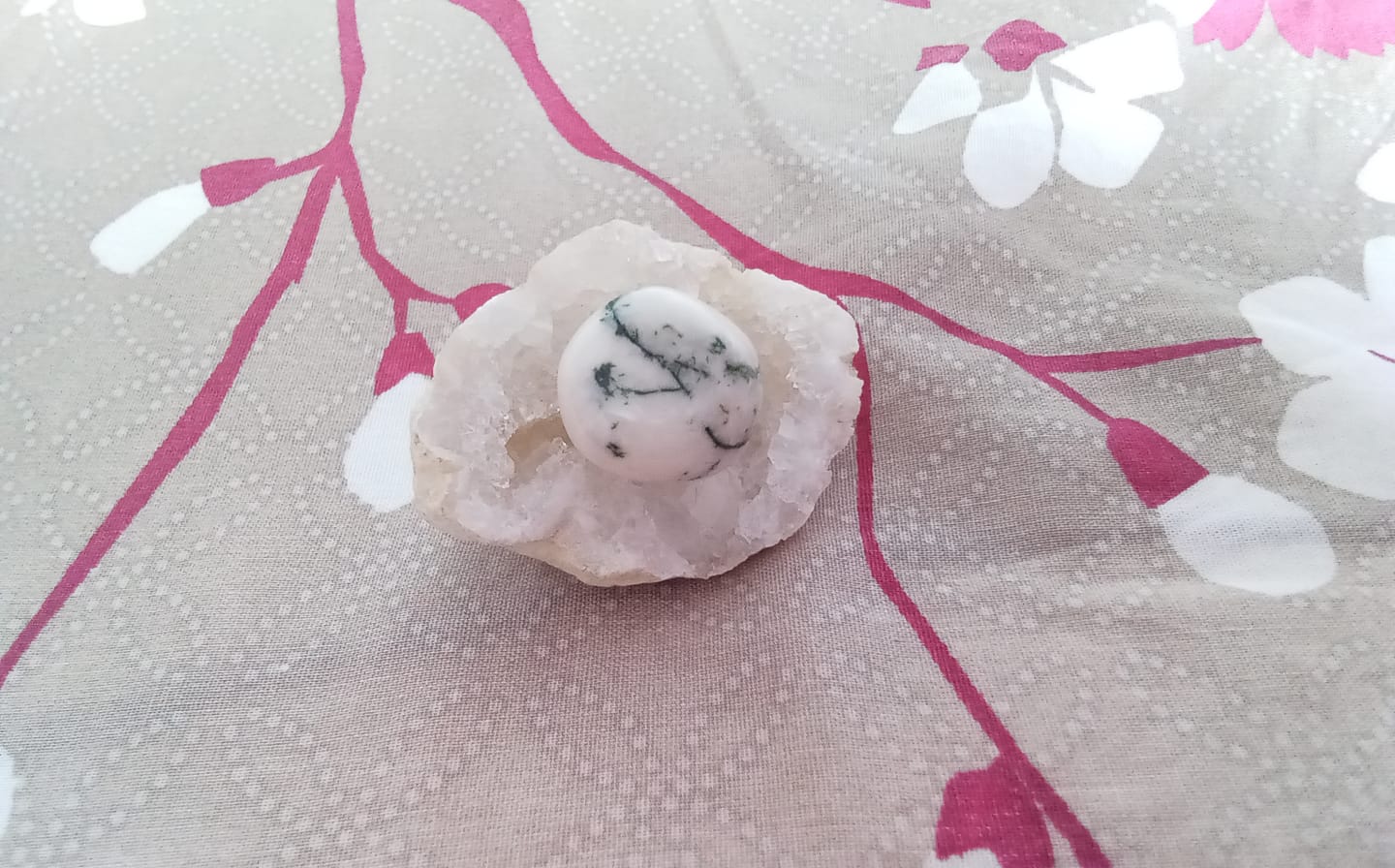 Customer photo review of Mini-Géode de quartz