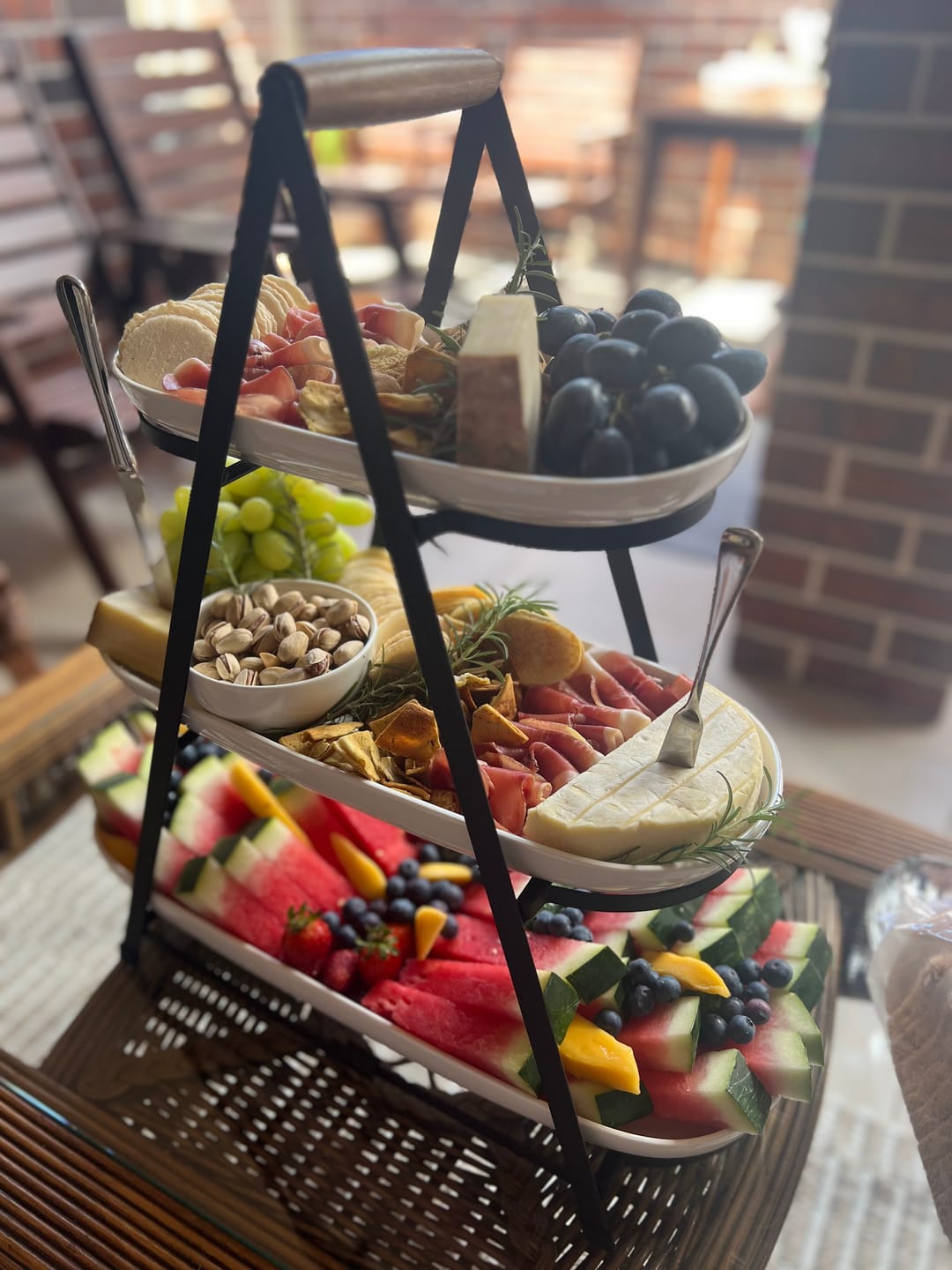 Customer photo review of SERVING STAND Tower 3-tier 51x25x55cm