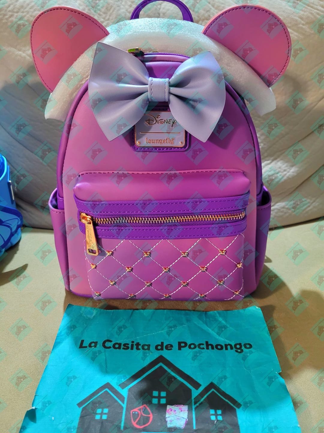 Customer photo review of 707 Street Exclusive - Loungefly Disney The Minnie Mouse Classic Series Mini Backpack - Lavender Haze