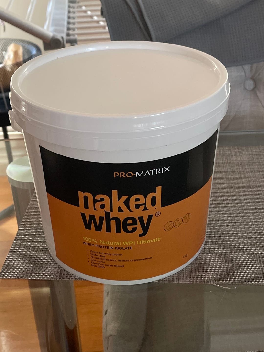 Customer photo review of 2kg UNFLAVOURED, Isolate NAKED WHEY