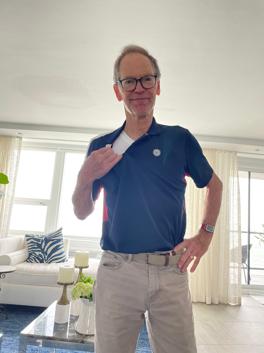 Customer photo review of Posture Shirt® For Men - Pullover
