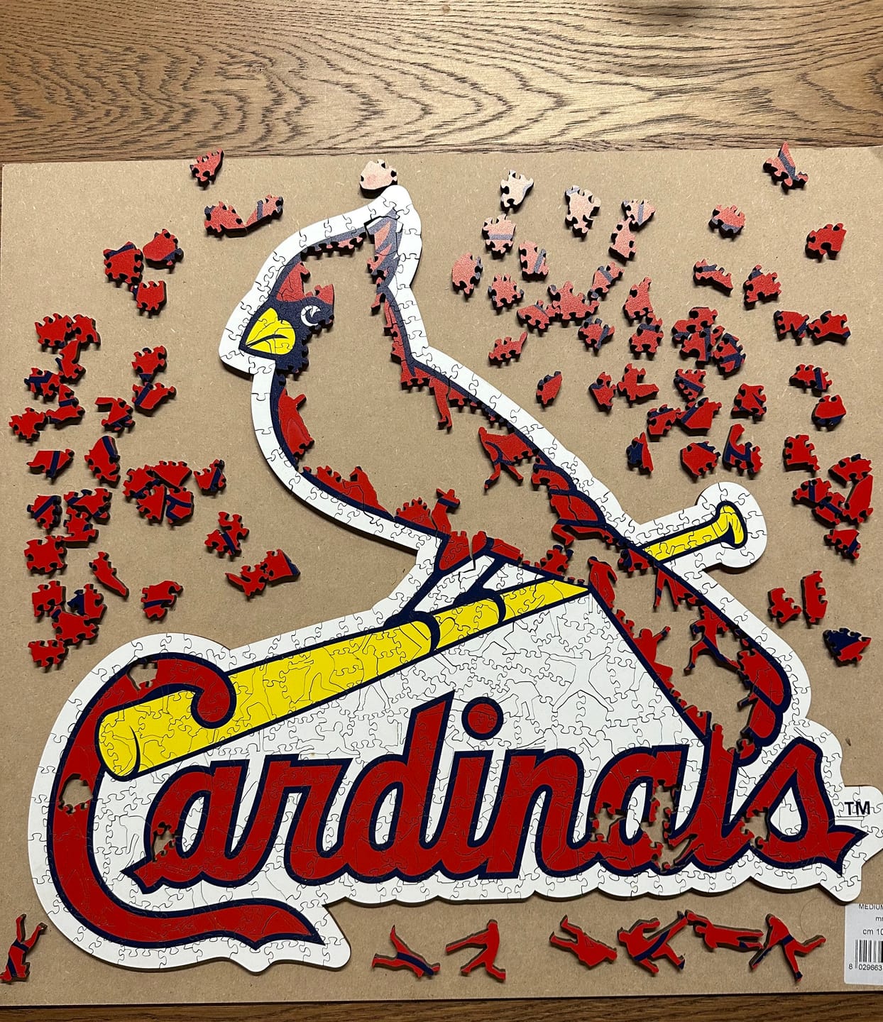 Customer photo review of St. Louis Cardinals™ - Wooden Puzzle