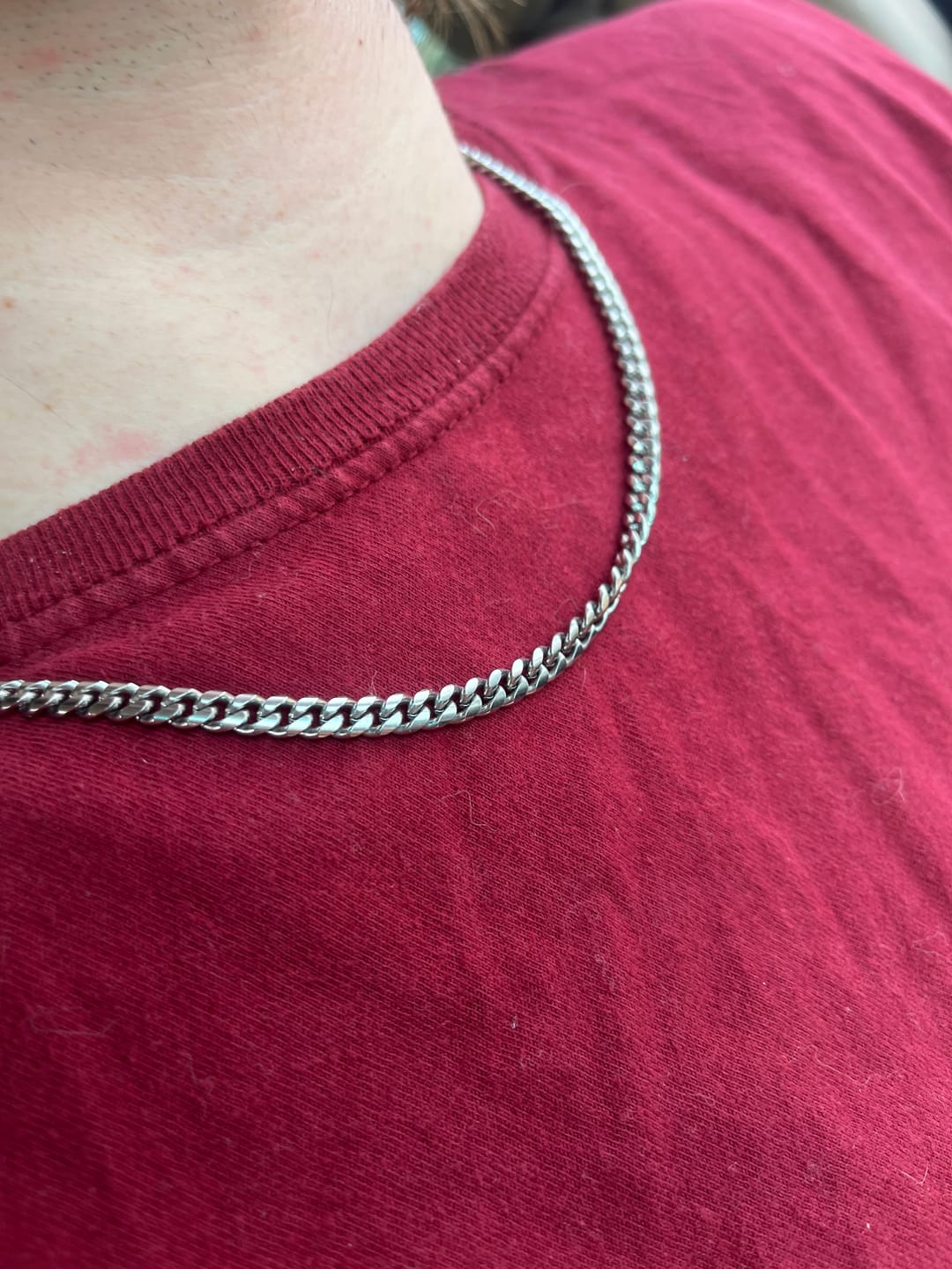 Customer photo review of Promise Necklace For Him, Boyfriend Gift