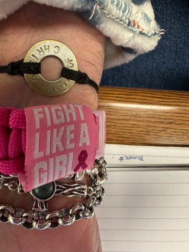 Customer photo review of FREE Hope Bracelet - Single Piece