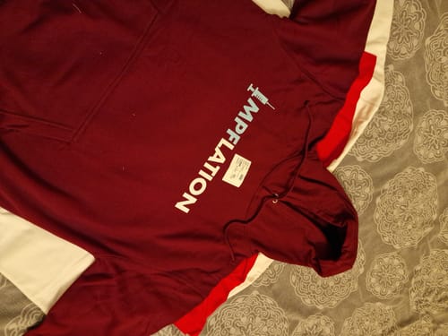 Customer photo review of HOODIE BUBEN • IMPFLATION