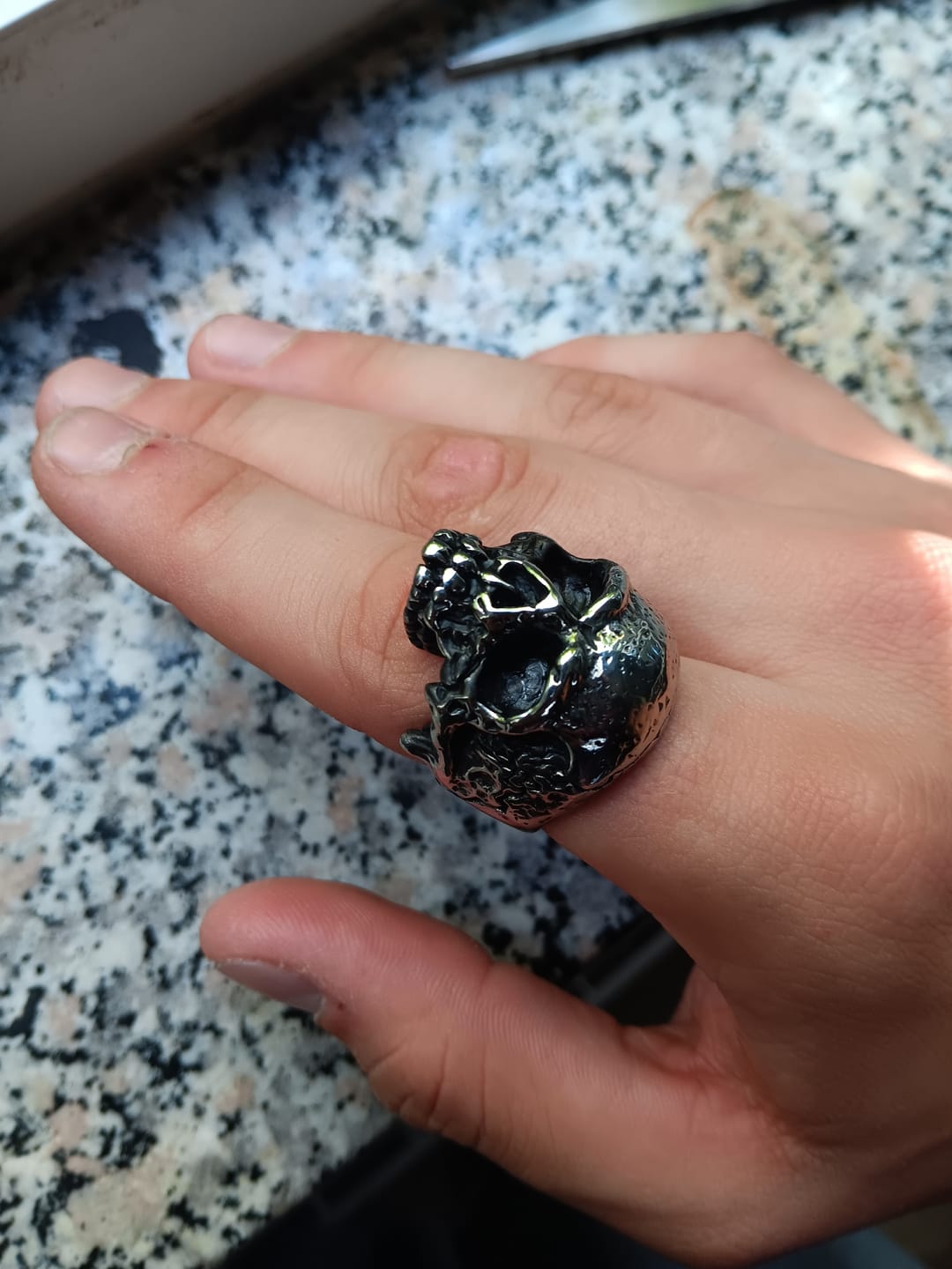 Customer photo review of ANCIENT SKULL.