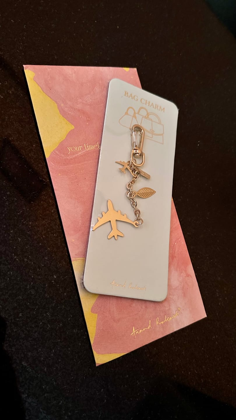 Customer photo review of Bag Charm Aeroplane