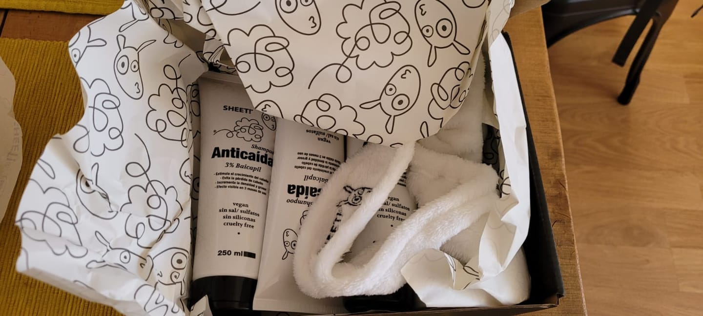 Customer photo review of Anticaída para 3 meses
