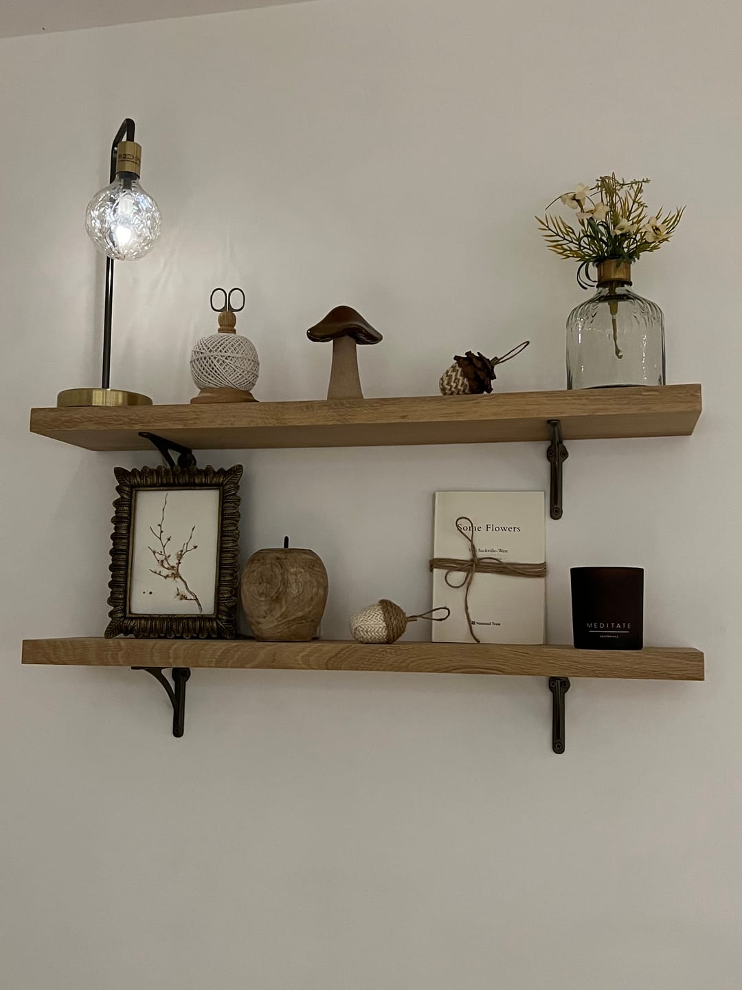 Customer photo review of 6 Inch Ironbridge Cast Iron Shelf Bracket