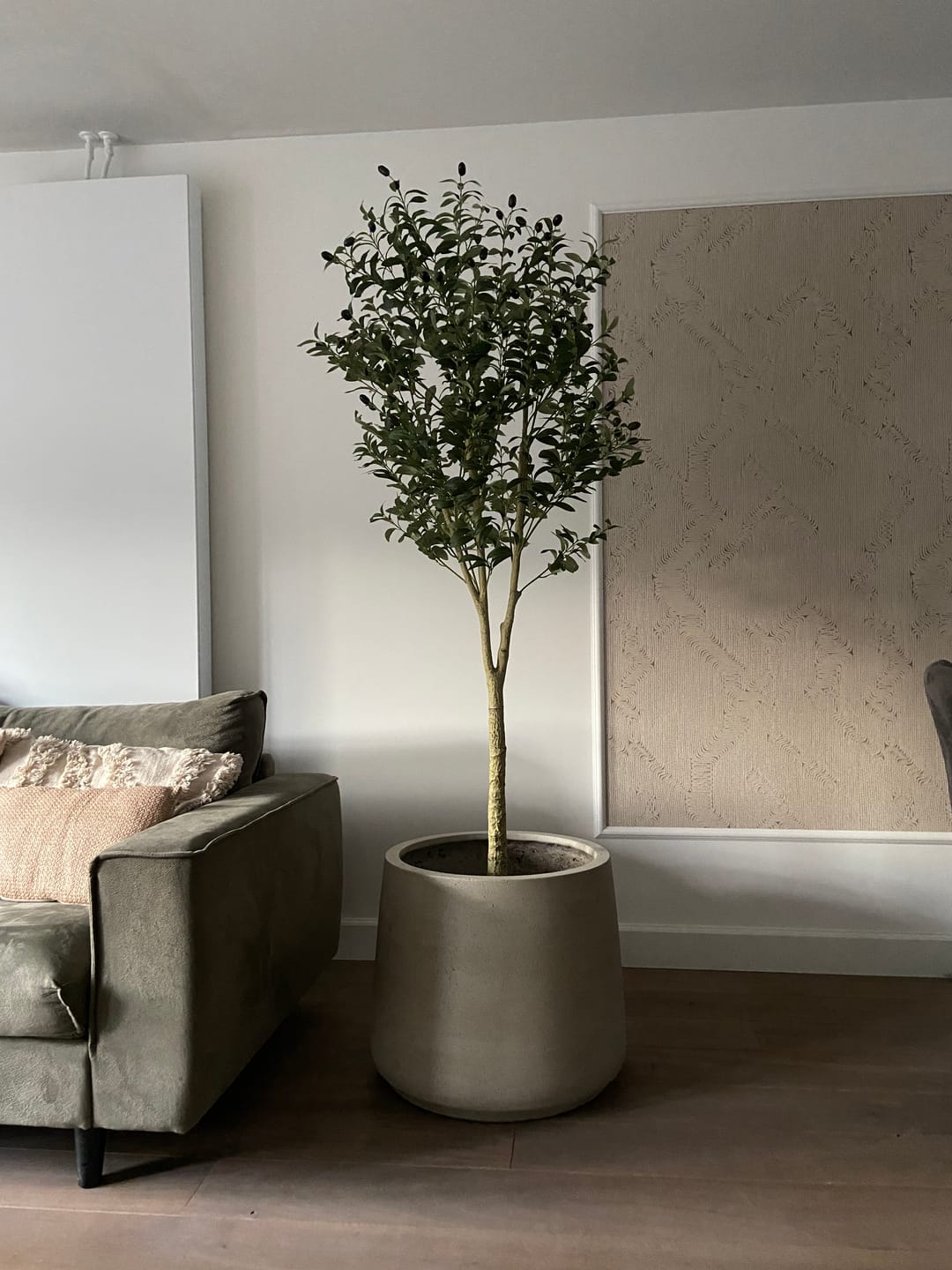 Customer photo review of Kunst Olijfboom 180cm