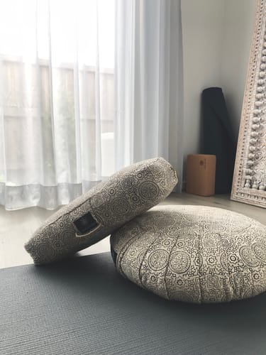 Customer photo review of Travel Yoga Bolster ~ Pure Riyal