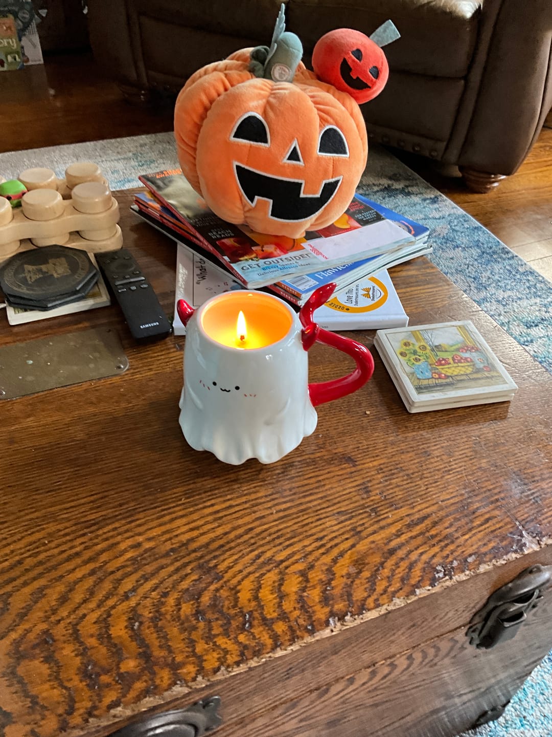 Customer photo review of My Little Devil Mug Diamond Candle